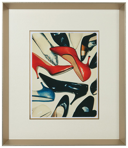画像1: Andy Warhol 「SHOES 1980」 インテリアポスターフレーム 490×570×52mm (1)